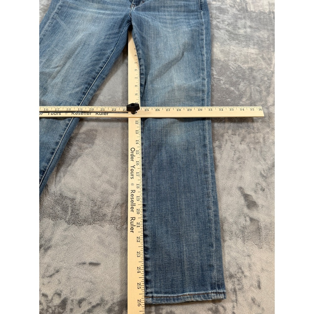 White House Black Market Mid-Rise Girlfriend Jeans Women's Size 4 Blue Denim - Picture 3 of 6